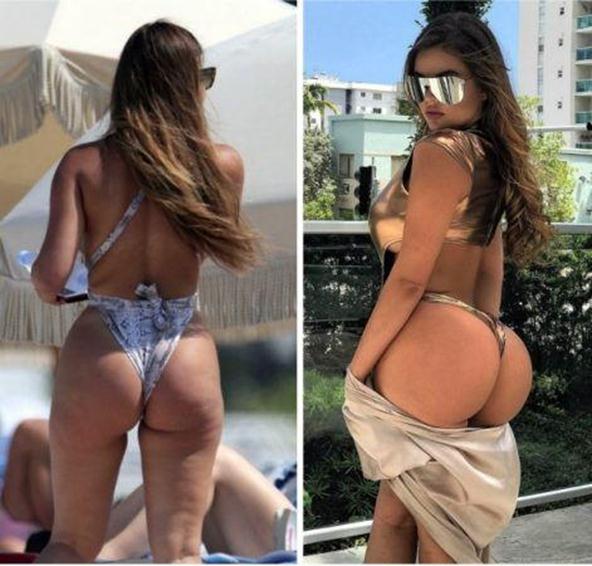 Анастасия Квитко фото до и после фотошопа